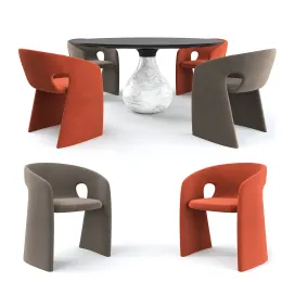 Aqua dining table